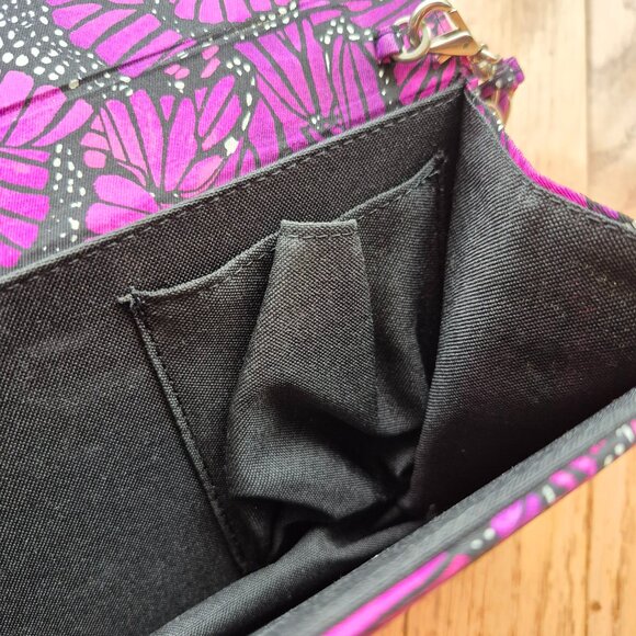 Pineda Covalin Monarch Butterfly Clutch Bag with Removeable Wrist Chain - Picture 7 of 13